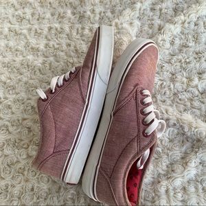 Women Burgundy Vans